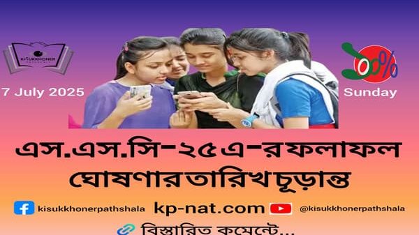 এস.এস.সি-২৫ এ-র ফলাফল ঘোষণার তারিখ চূড়ান্ত