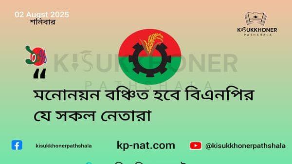 মনোনয়ন বঞ্চিত হবে বিএনপির যে সকল নেতারা