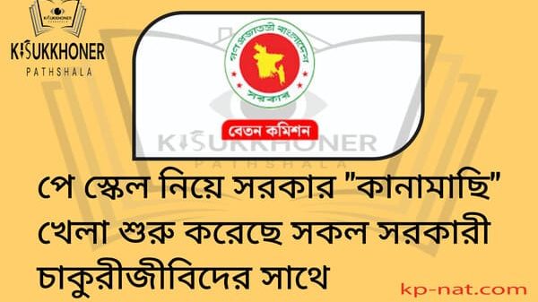 পে স্কেল নিয়ে সরকার কানামাছি খেলা শুরু করেছে সকল সরকারী চাকুরীজীবিদের সাথে