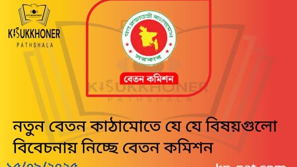 নতুন বেতন কাঠামোতে যে যে বিষয়গুলো বিবেচনায় নিচ্ছে বেতন কমিশন