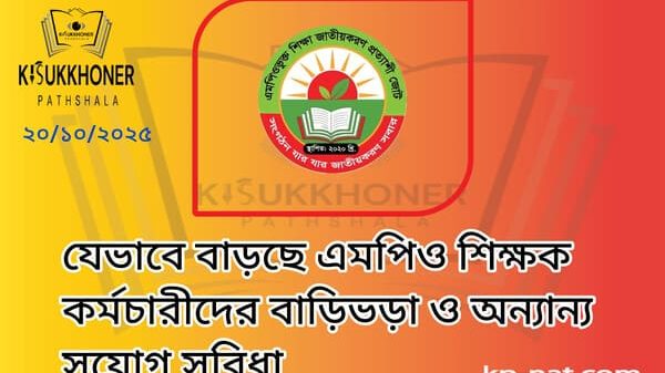যেভাবে বাড়ছে এমপিও শিক্ষক কর্মচারীদের বাড়িভড়া ও অন্যান্য সুযোগ সুবিধা