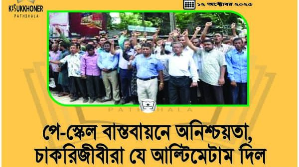 পে-স্কেল বাস্তবায়নে অনিশ্চয়তা, চাকরিজীবীরা যে আল্টিমেটাম দিল