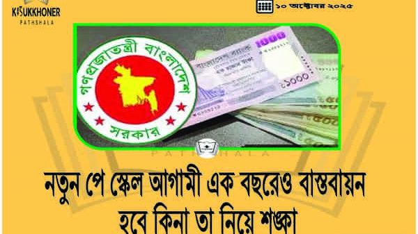 নতুন পে স্কেল আগামী এক বছরেও বাস্তবায়ন হবে কিনা তা নিয়ে শঙ্কা