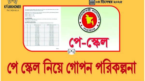 পে স্কেল নিয়ে গোপন পরিকল্পনা
