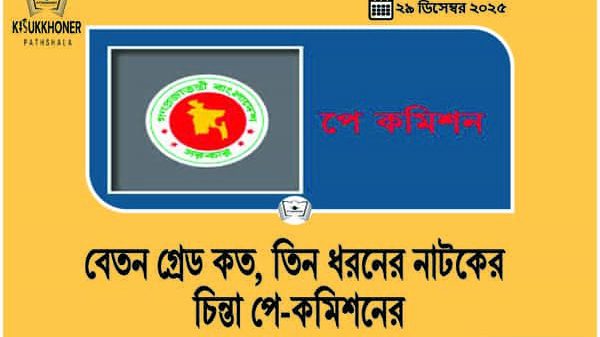 বেতন গ্রেড কত, তিন ধরনের নাটকের চিন্তা পে-কমিশনের