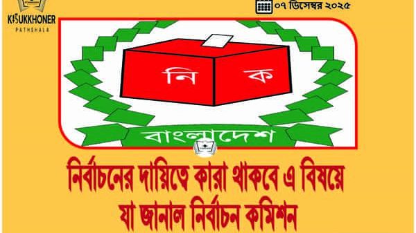 নির্বাচনের দায়িত্বে কারা থাকবে এ বিষয়ে যা জানাল নির্বাচন কমিশন