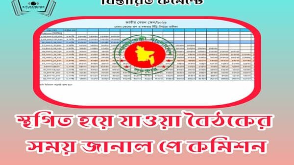 স্থগিত হয়ে যাওয়া বৈঠকের সময় জানাল পে কমিশন