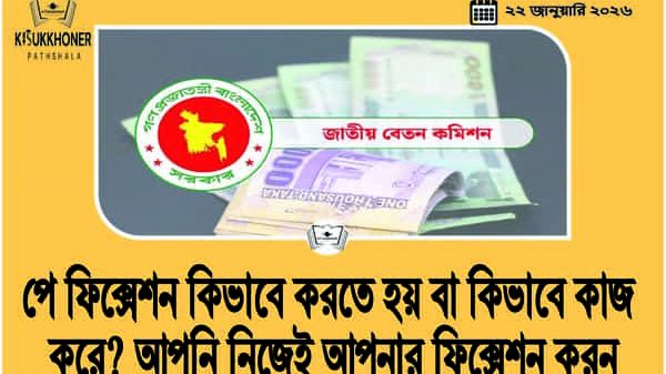 পে ফিক্সেশন কিভাবে করতে হয় বা কিভাবে কাজ করে? আপনি নিজেই আপনার ফিক্সেশন করুন