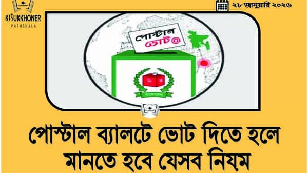 পোস্টাল ব্যালটে ভোট দিতে হলে মানতে হবে যেসব নিয়ম