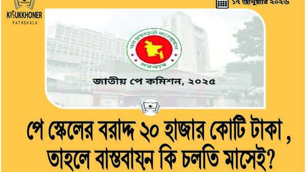 পে স্কেলের বরাদ্দ ২০ হাজার কোটি টাকা , তাহলে বাস্তবায়ন কি চলতি মাসেই?