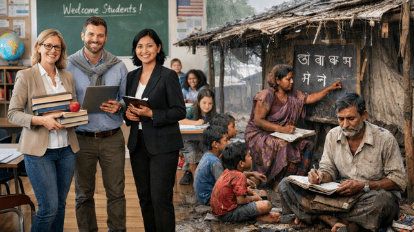 অন্যান্য দেশে ও অন্য পেশাজীবিদের বেলায় সমস্যা না হলে আমাদের শিক্ষকদের বেলায় সমস্যা কেন?