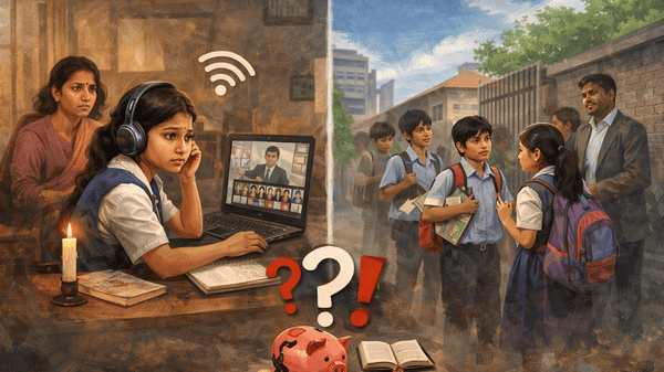অনলাইন ক্লাশ নিয়ে হ-য-ব-র-ল অবস্থা লাভের চেয়ে ক্ষতির আশঙ্কায় বেশি