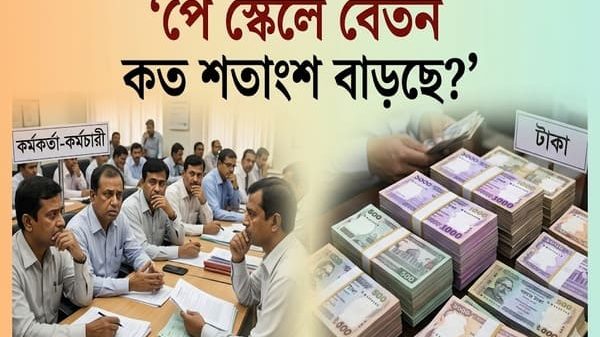 পে স্কেলে বেতন কত শতাংশ বাড়ছে