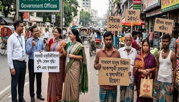বেতন বৃদ্ধি নিয়ে চিন্তা