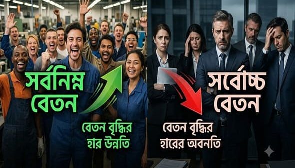সর্বোচ্চ ও সর্বনিম্ন বেতন